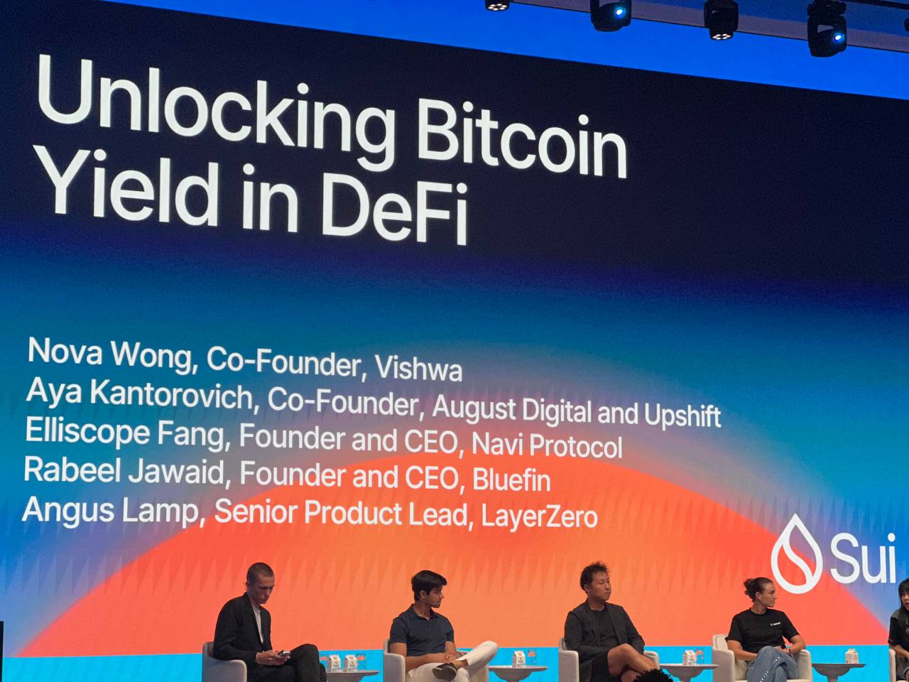 Sui パネルディスカッション：DeFiにおけるBitcoin Yieldの解放