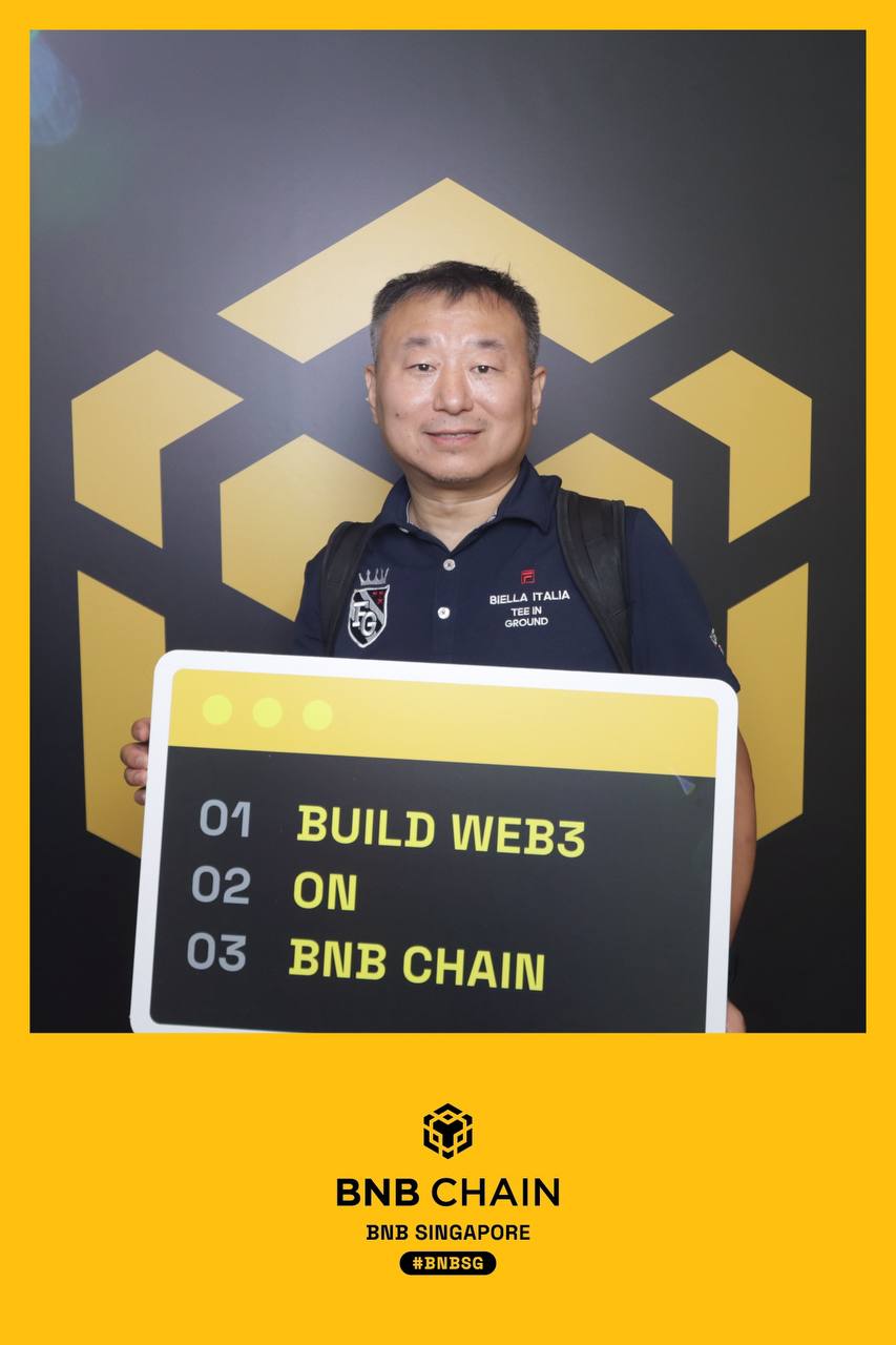 BNB Chain Singapore フォトブース