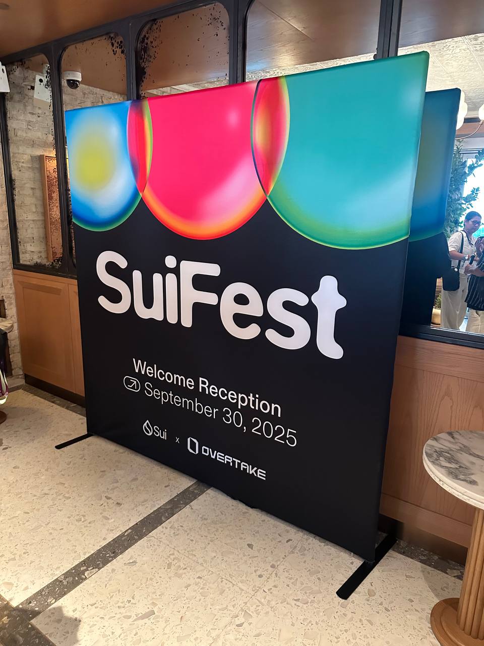 SuiFest Welcome Reception バナー